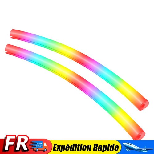 2 pièces/ensemble tuyau Aura Sync Tubes refroidis à l\'eau 5V 3PIN ARGB PC boîti