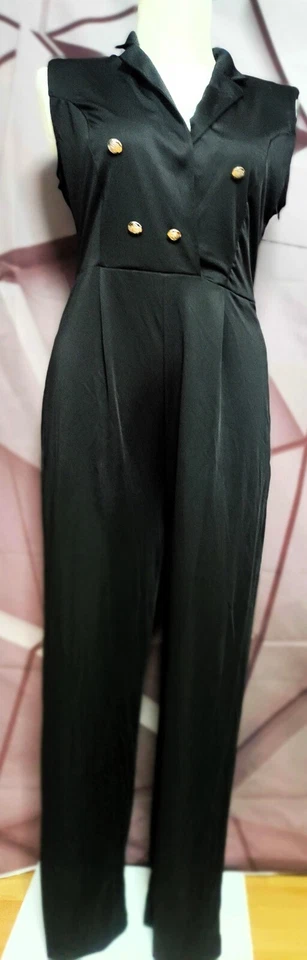 Unisex!Mega heiss! Curvy Style Catsuit Jumpsuit Deep V-Neck Tailliert Zipper M/L - Bild 4 von 4