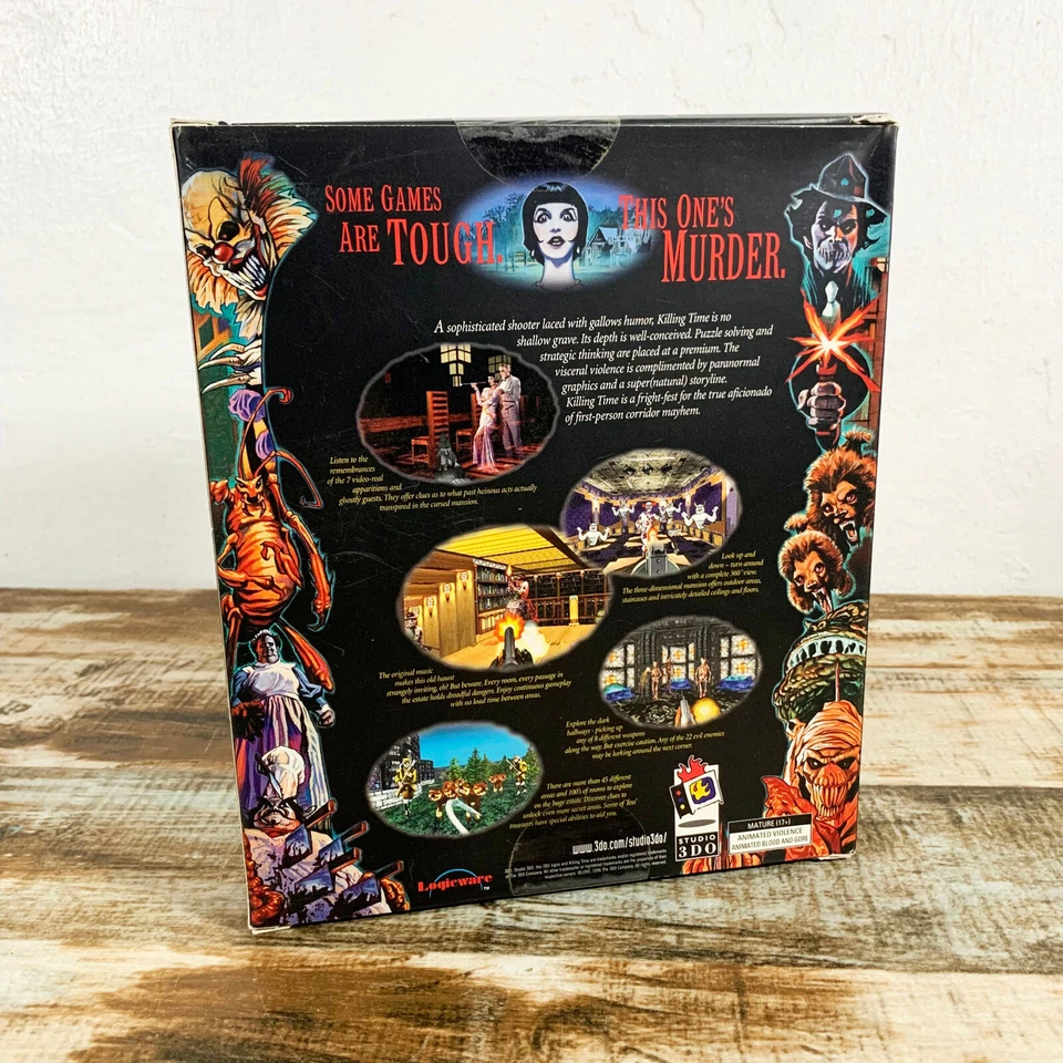 [NEW SEALED] Killing Time (PC Big Box) 1996 Studio 3DO - Image 2 of 2