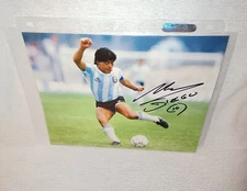 Vintage Diego Armando Maradona Rare Signed Autographed 8x10 Photo PSC COA
