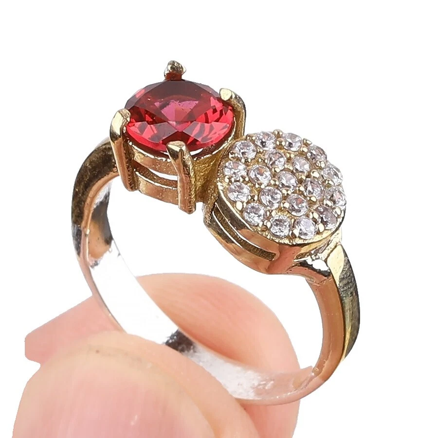 Beauty Simulated Ruby Fashion Rings