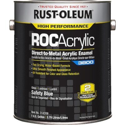 Rust-Oleum 314209 Acrylic Enamel Coating,Safety Blue,1 Gal