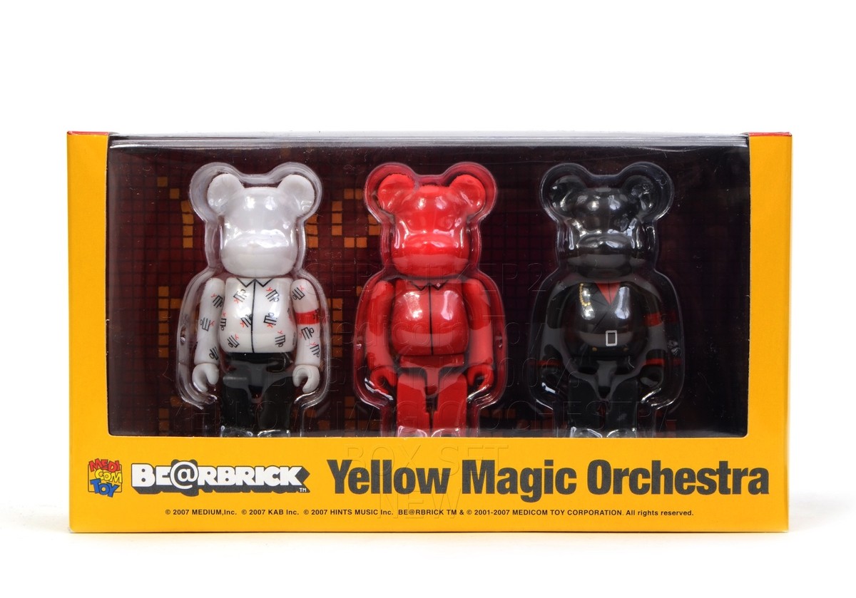 Medicom Toy Box Set Bearbrick 100% WE ARE YELLOW MAGIC ORCHESTRA