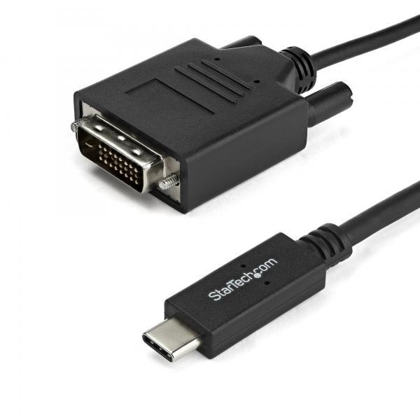 Startech - Display And Video Adapt. CAVO ADATTATORE USB-C A DVI DA 1M - 1920X120
