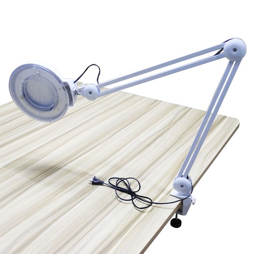 8 x ingranditore lampada led luce ingrandimento vetro lente scrivania morsetto tavolo strumento gioielli - Foto 8 di 18