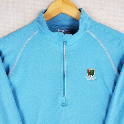 STRAIGHT DOWN x PINE VALLEY Womens Size Medium  1/4 Zip Performance Windshirt