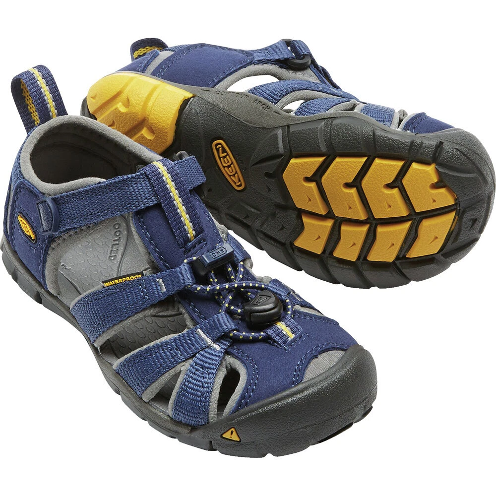 Keen SEACAMP II CNX - Blue Depths/Gargoyle #1010088 Kids Sandals | eBay