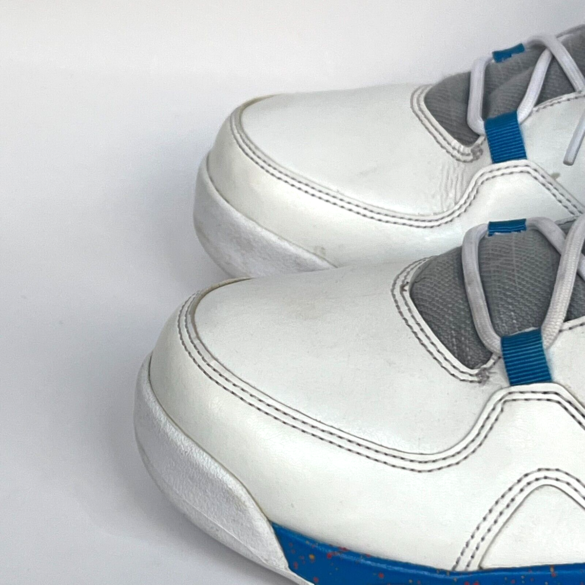 Nike Air Jordan Flight Club 91 White Blue Size 11.5 555475 