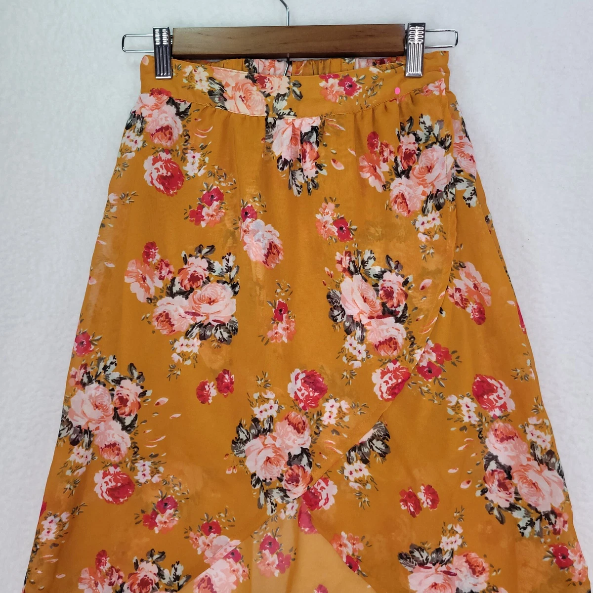 Charlotte russe floral maxi skirt cheap