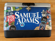 Sam Samuel Adams Custom Coleman Ice cofre/refrigerador 54 cuartos acero con cinturón