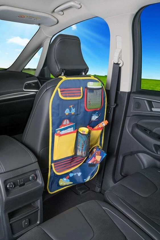 Rückenlehnenschutz Sitzschoner Reiseorganizer Organizer Farbige Jack - Bild 2 von 4