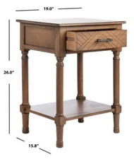 Safavieh PEYTON 1 DRAWER ACCENT TABLE, Reduced Price 2172755298 ACC5704C