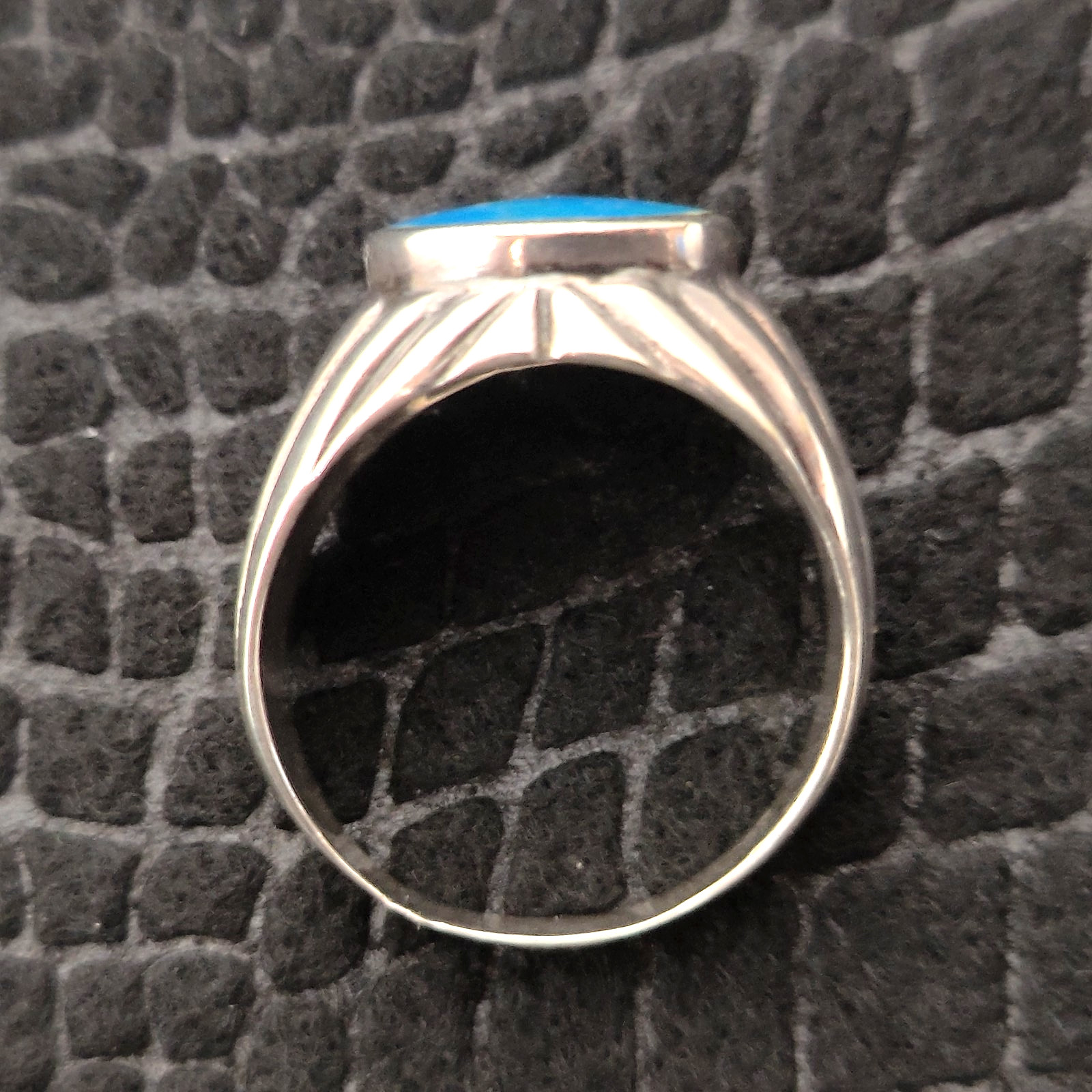 Sterling Silver 925 Hallmark Statement Ring Size … - image 9