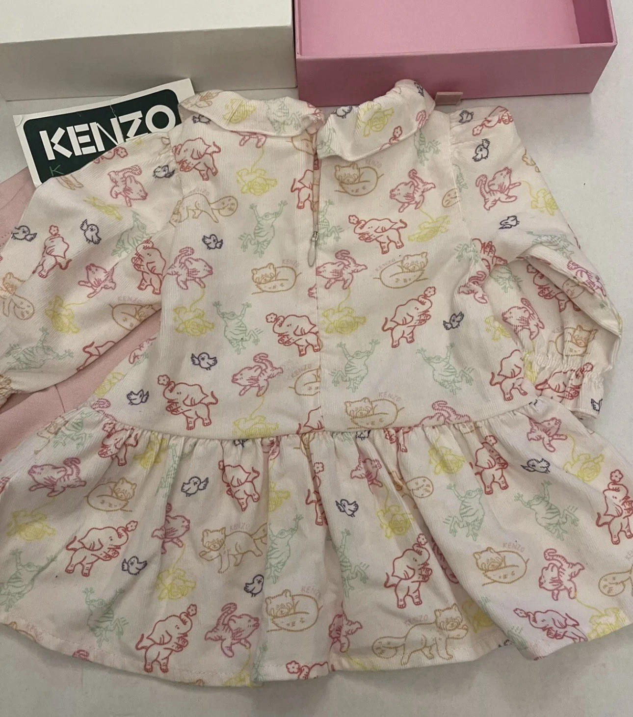 Set vestito e leggings Kenzo bambina nuovo con etichette età 3 mesi prezzo consigliato: £ 135