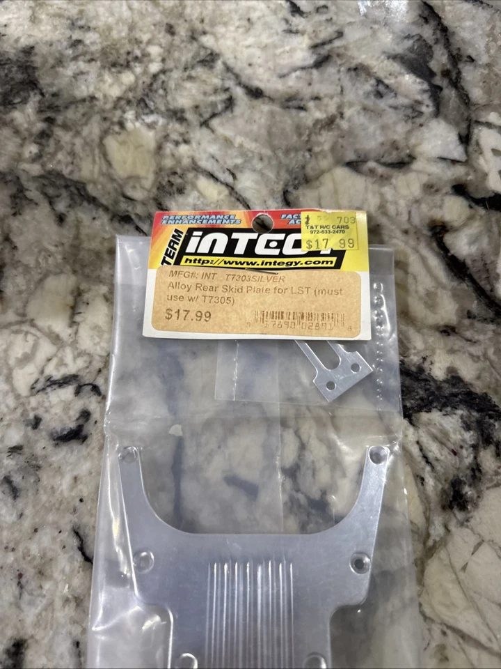 Integy Alloy Rear Skid Plate For Losi LST T7303 Silver B112 - Image 2 of 3