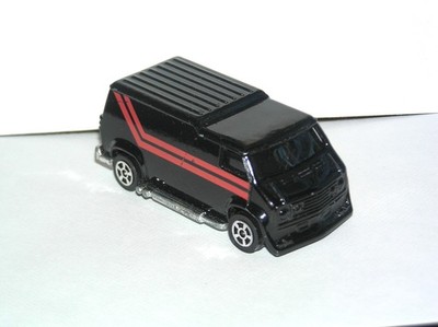 Vintage Corgi Juniors Hot Rod Custom Van A Team **RED LIGHT SPECIAL** B