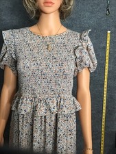 Ditsy Floral Smocked Top Maxi Dress (Made With love) SZM