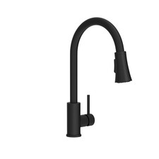 PROFLO PFXC7017 Orvis 1.5 GPM 1 Hole Pull Down Kitchen Faucet - Black