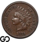 1875 Indian Head Cent Penny Great Strike UNC Details Better Date