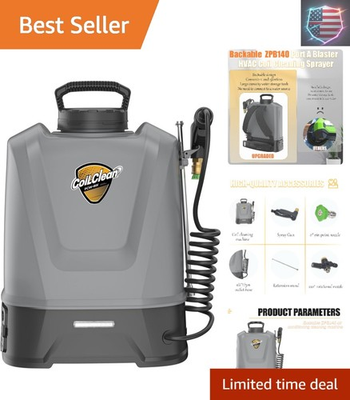 #ad Portable Pressure Washer with 3.5 Gallon Water Tank Port A Blaster HVAC Coil... $360.99