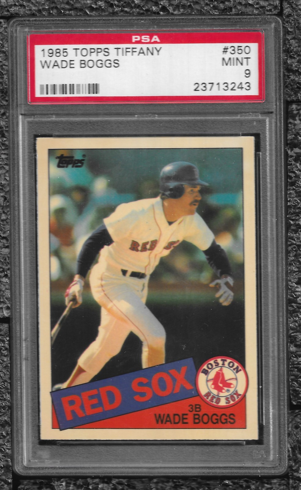 1985 Topps 350 Wade Boggs ===== TIFFANY  == PSA 9 ==GREAT CENTERING====
