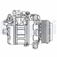 Delphi Kompressor Klimaanlage CS20547 FüR Bmw E60 E82 E64 E92 E61 E90 E87 E91