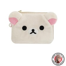 New San-X Rilakkuma Plush Pass Case Korilakkuma PB72202 H95 x W145 x D35mm