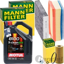 MANN INSPEKTIONSPAKET+5L MOTUL 5W-30 ÖL passend für 1.5 dCi DACIA DUSTER HM