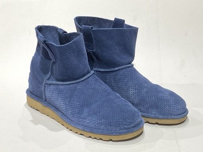 UGG Women's Classic Unlined Mini Perf Boots 1016852 Blue Size 7