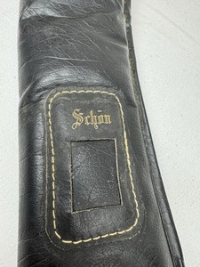 Vintage Schon Leather Pool Que Case Sheep’s Wool Inside Works Great. Rare Find