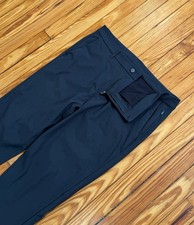 Lululemon Commission Pant Slim Mens Navy Blue Warpstreme Trousers 36x30