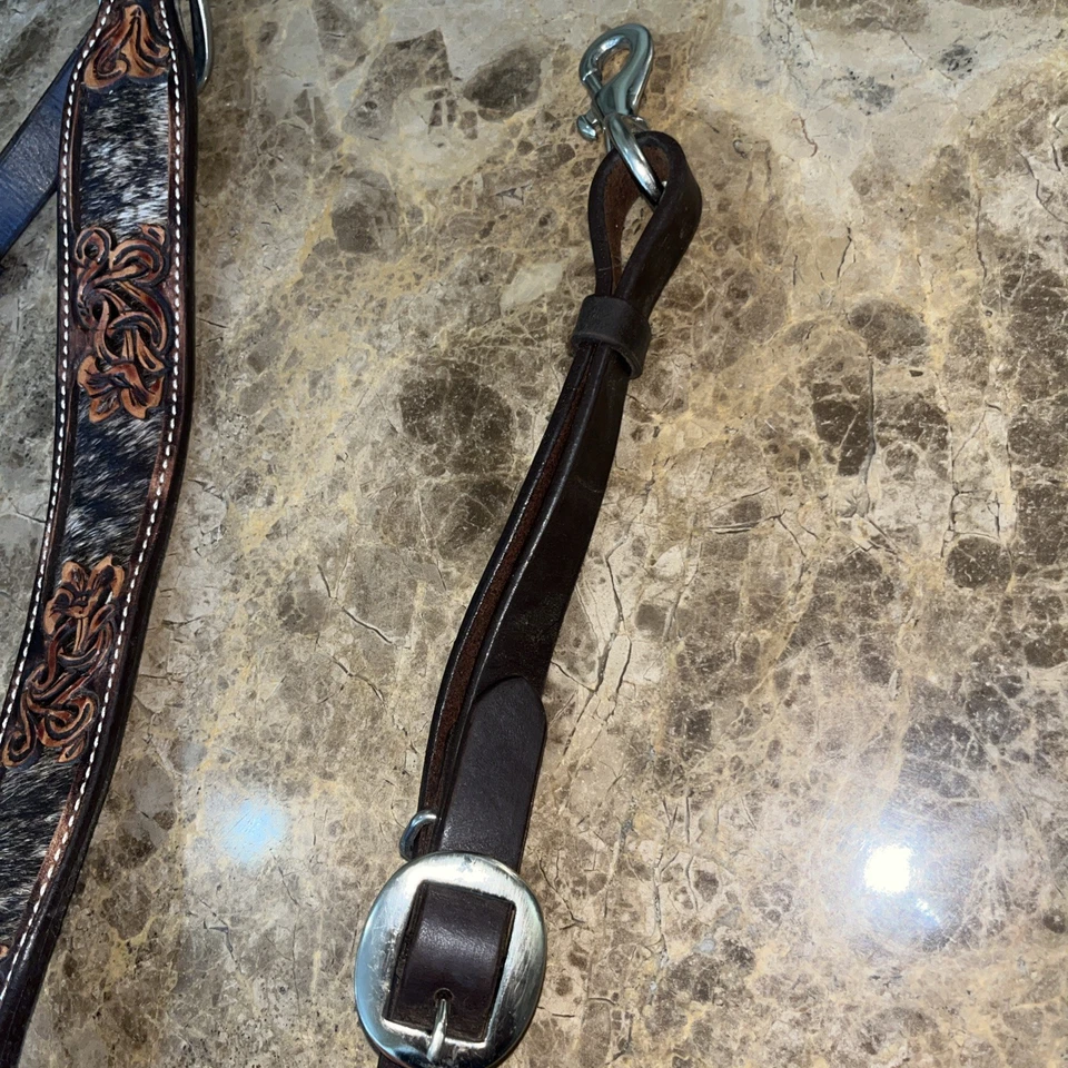 Circle y Rawhide Western Tack Set (breastcollar, Bit, Bridal) - Image 4 of 4