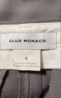 Club Monaco Women's Grey High Rise Straight Leg Trousers Pants Sz 6 — photo 3
