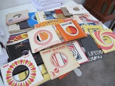 45 RECORD COMPANY SLEEVE - 250 COMPANY SLEEVES OF VARIOUS MAKES 4 PHOTOS