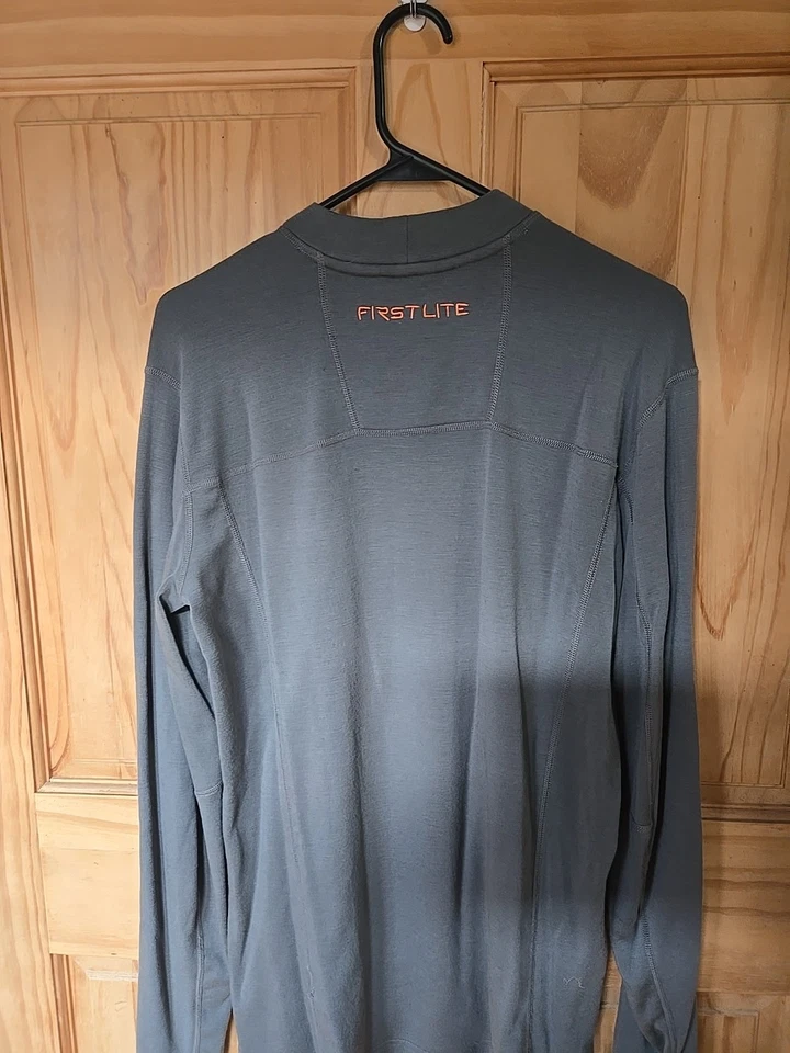 First Lite Merinox Kiln Midweight 250 Grey Long Sleeve - Image 4 of 4