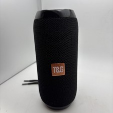 T G TG117 Bluetooth Wireless Waterproof Portable USB/TF/FM Radio Speaker BLACK