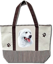 Great Pyrennes Pet Heavy Duty Canvas Shopping Tote