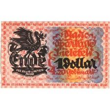 [#294492] Germany, Bielefeld, 4.20 Goldmark, 1923-11-06, UNC