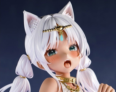 Nikkan Girl Cat Girl Marumaru 1/4 Scale Figure 351mm Insight Used