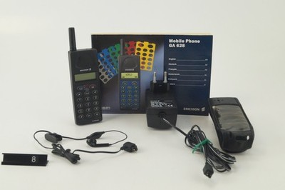 Ericsson GA628  Schwarz Handy Retro Vintage/ Nicht Getestet - Akku Defekt