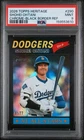 2026 Topps Heritage Shohei Ohtani Chrome Black Boarder #290 /77 PSA 9 MINT POP 3