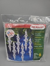 The Beadery Holiday Beaded Ornament Kits Crystal Twists And Snow Crystals Set