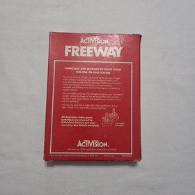 Freeway (Atari 2600, 1981) Complete In Box CIB w/ Manual & Paperwork