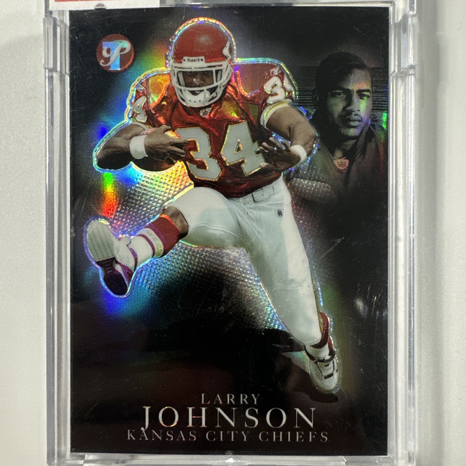 2003 Topps Pristine - Larry Johnson #113 Refractor /99 (RC)