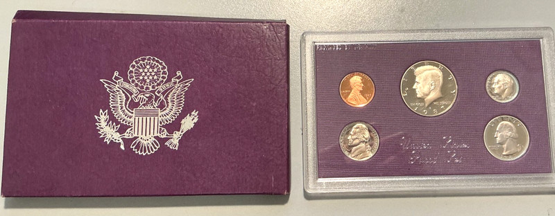 United States Mint Proof Set 1987