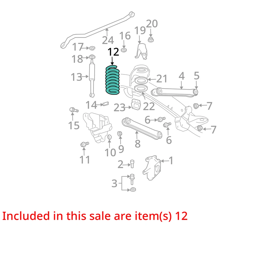Air/Coil Spring Front Fits 03-09 DODGE 2500 PICKUP 1677550 - Image 3 of 4