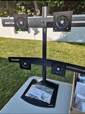 Display Stand Ergotron DS100 Series 33-324-200 Quad-Monitor Desk Stand - Steel