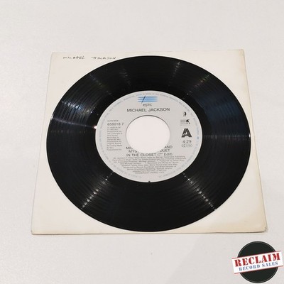 michael jackson - in the closet 7'' vinyl record VG