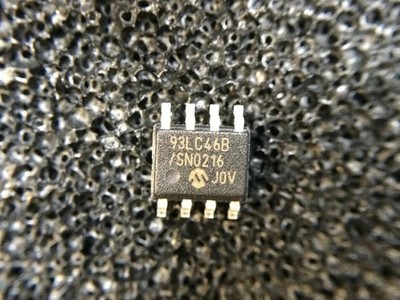 93LC46BSN MICROCHIP IC EEPROM 1KBIT 2MHZ 8SOIC 12 PIECES