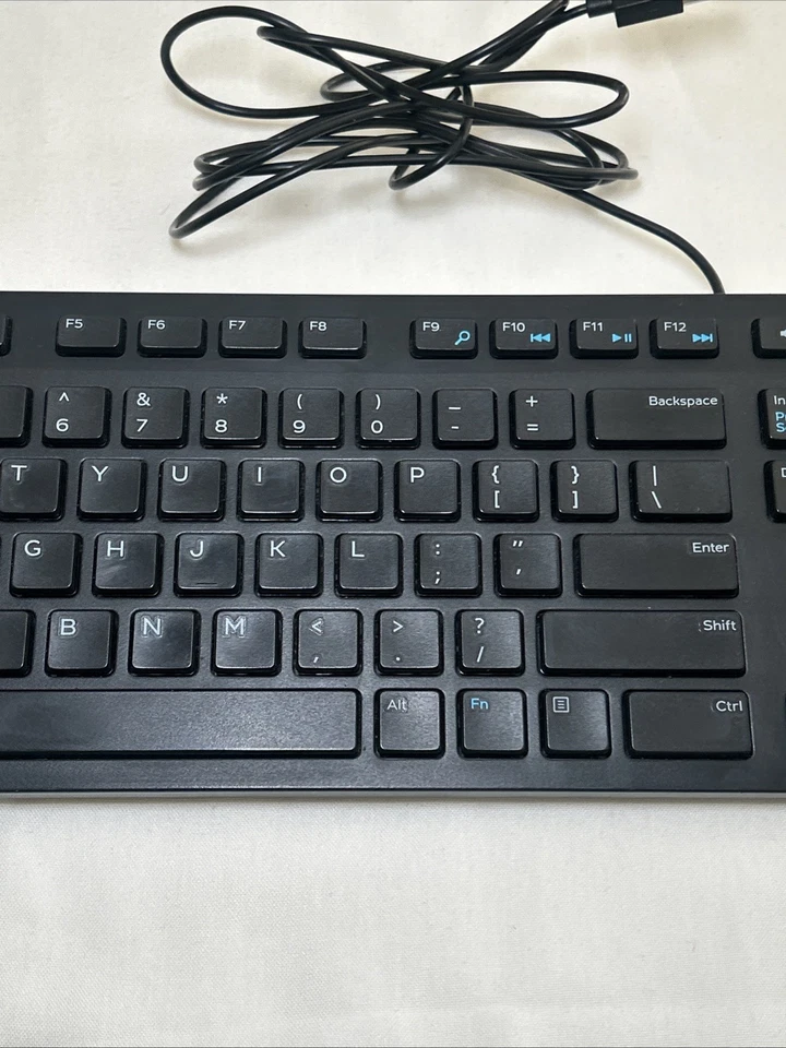 Dell KB216T Slim USB Computer Keyboard - Black DP/N 0RKR0N - Image 3 of 4